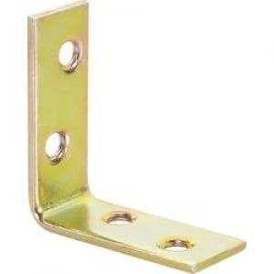 Image of TOOLCRAFT Chair angle 40 mm Steel yellow galvanised