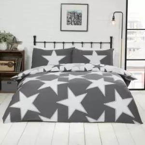 Image of All Star - Grey - Duvet Cover Set, Kingsize