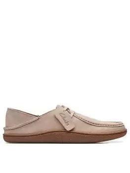 Image of Clarks Piltonwallabee Shoes, Sand, Size 7, Men