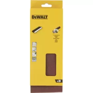 Image of DEWALT 100 x 560mm Multi Purpose Sanding Belts 100mm x 560mm 150g Pack of 3
