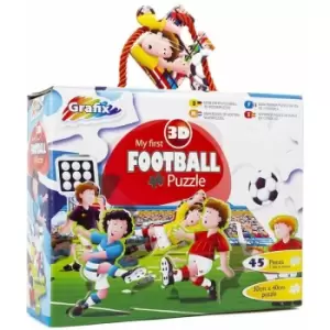 Image of Grafix My First 3D Football Puzzle 45 Pieces 30cm x 40cm