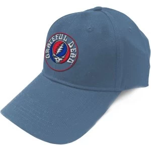 Image of Grateful Dead - Steal Your Face Logo Unisex Baseball Cap - Blue