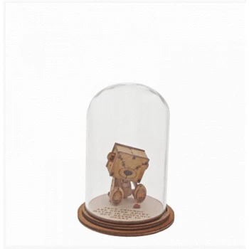 Image of True Friendship (Little Wooden Bear) Figurine