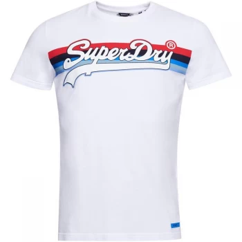 Image of Superdry Cali T Shirt - Optic White 01C