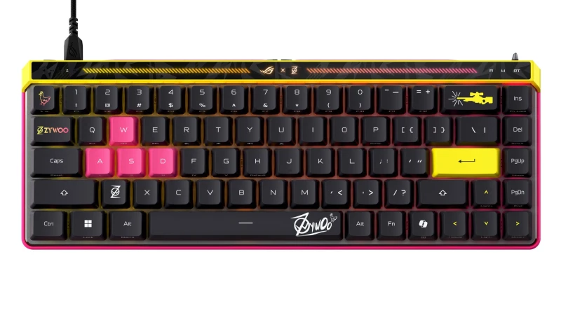 Image of Asus ASUS ROG Falchion Ace HFX ZywOo Edition keyboard Gaming USB QWERTY US International Black 90MP04KE-BKUA20