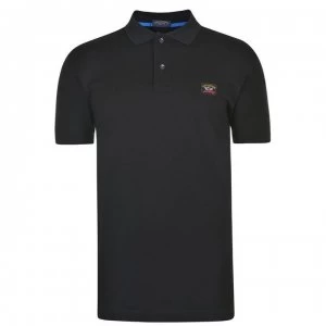 Image of PAUL AND SHARK Short Sleeved Polo Shirt - Black