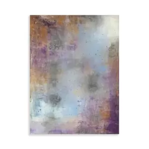 Image of The Art Group Soozy Barker Waterlily Silver Canvas / 85x120cm