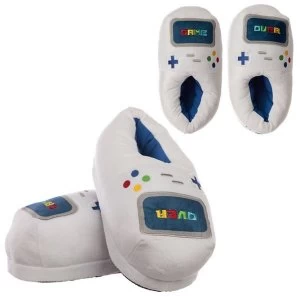 Image of Game Controller Unisex One Size Pair of Plush Slippers