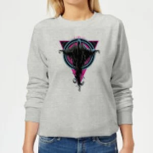 Image of Harry Potter Dementor Neon Womens Sweatshirt - Grey - S