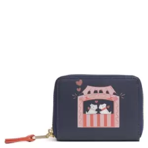 Image of Radley Kissing Booth Zip Purse - Blue