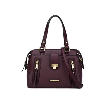 Image of Hampton Double Handle Bag - Plum