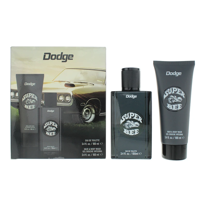 Image of Dodge Legacy Super Bee 2 Piece Gift Set: Eau de Toilette 100ml - Hair Body Wash 100ml