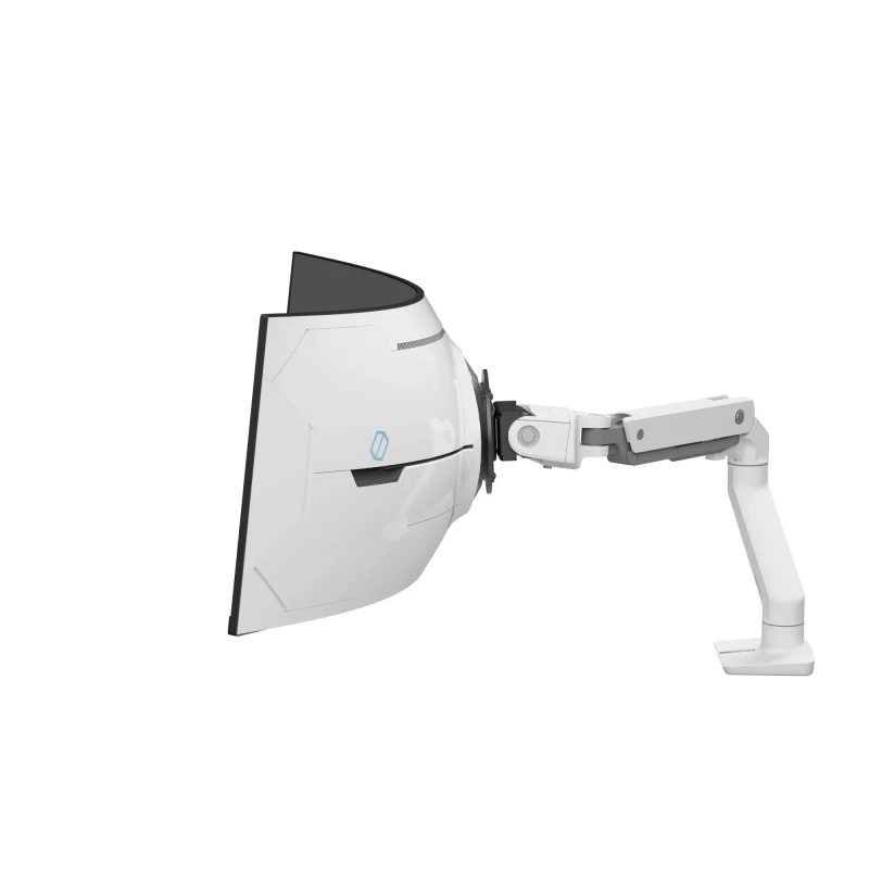 Image of Ergotron Ergotron HX Series HX ARM WITH VERY HEAVY DUTY PIVOT DESK (WHITE), FOR 1000R 57" MONITORS 45-693-216