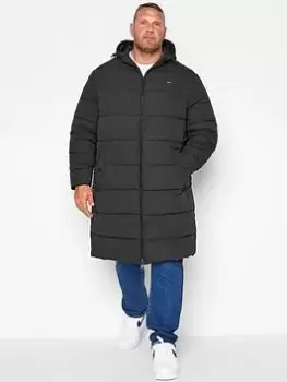 Image of BadRhino Longline Jacket - Black Size M Men