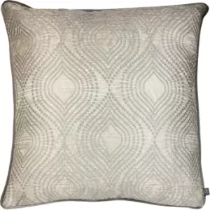 Image of Prestigious Textiles - Radiance Geometric Cushion Pumice - Pumice