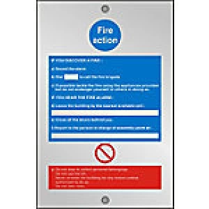 Image of Fire Sign Fire Action Acrylic 20 x 15 cm