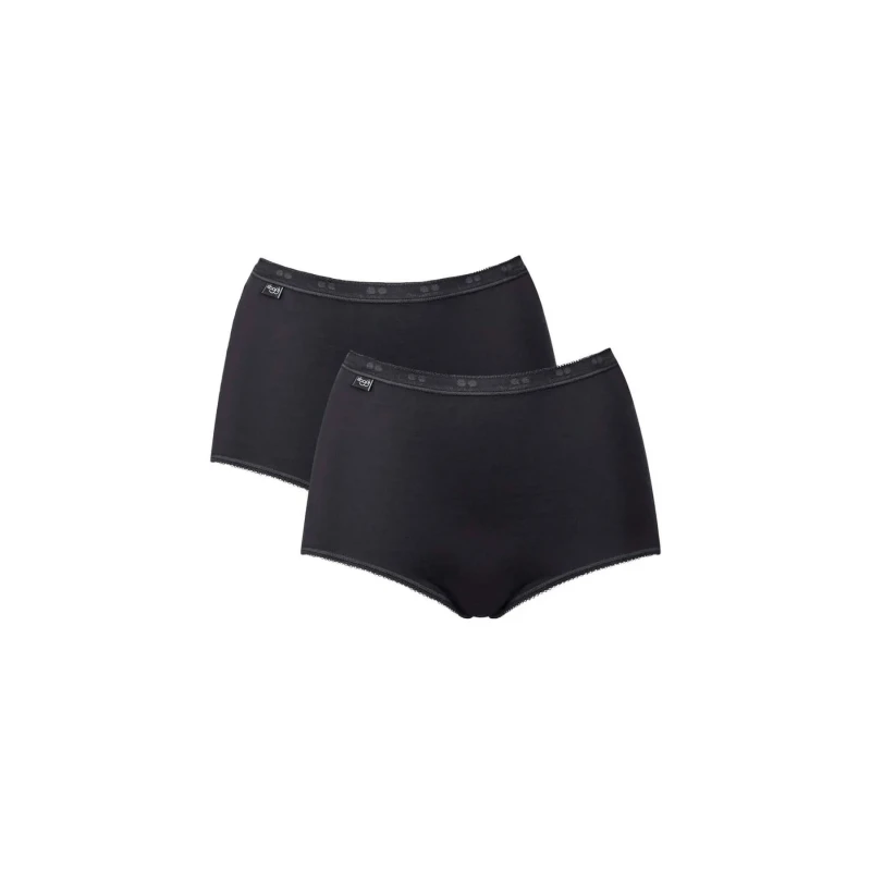 Image of Sloggi Womens panties Sloggi Basic+ Maxi (x2) Noir Female 44