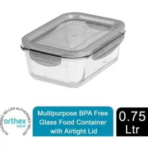 Image of Multipurpose bpa Free Glass Food Container with Airtight Lid, 0.75 l - Gastromax