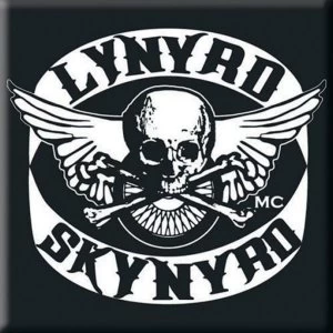 Image of Lynyrd Skynyrd - Biker Patch Logo Fridge Magnet