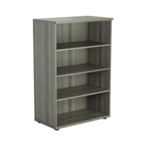 Image of 1600 Wooden Bookcase (450MM Deep) Grey Oak