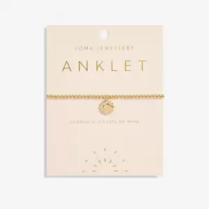 Image of Anklet Gold Sun 5617