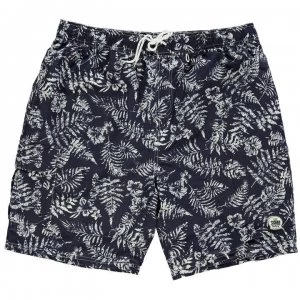 Image of D555 Florida Swim Shorts Mens - Royal