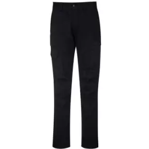 Image of Portwest Adults Unisex KX3 Cargo Trousers (38R) (Black) - Black