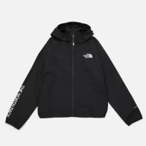 Image of The North Face Boys Windwall Hooded Jacket - Asphalt Grey - 10-12 Years