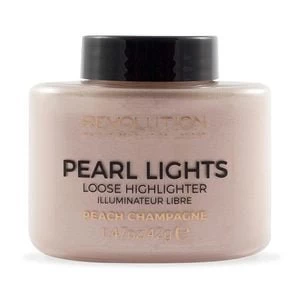 Image of Revolution Pearl Lights Loose Highlighter Peach Champagne Pink