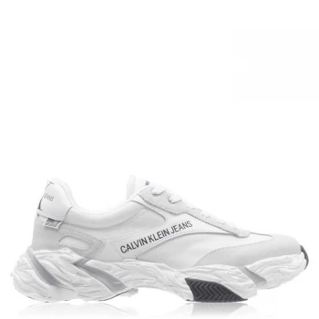 Image of Calvin Klein Jeans Solaris Low Top Trainers - White