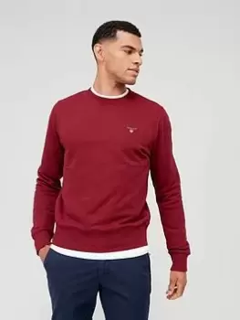 Image of GANT Classic Sweatshirt - Plumped Red, Plumped Red, Size XL, Men