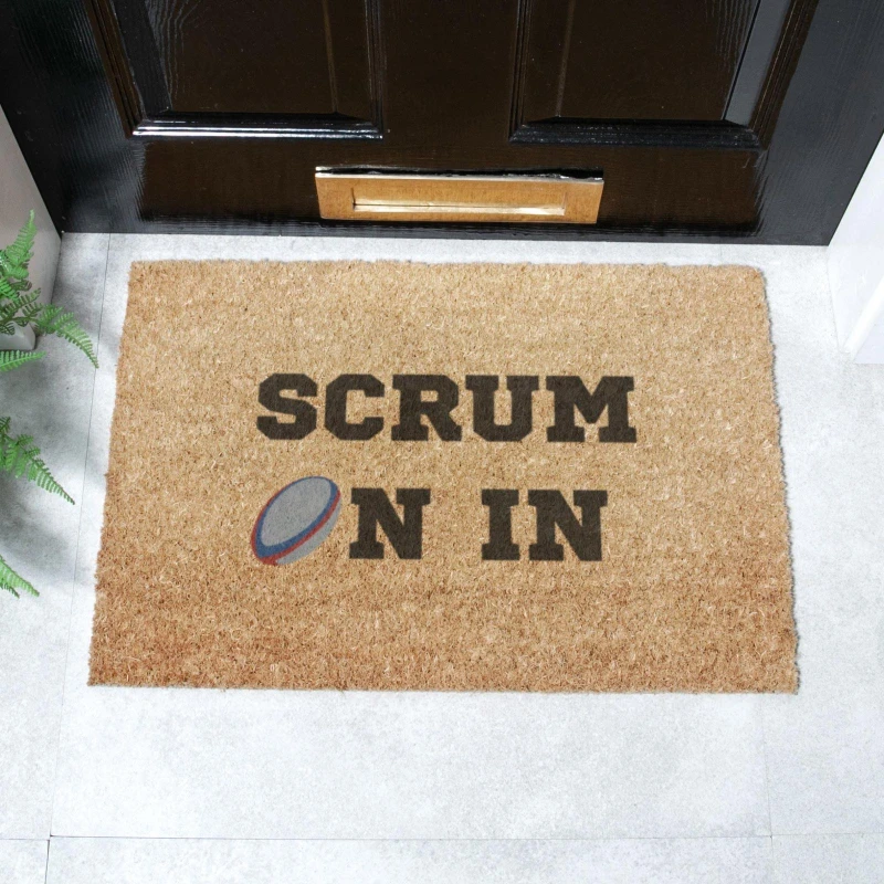 Image of Artsy Doormats Scrum On In Doormat (60 X 40Cm)