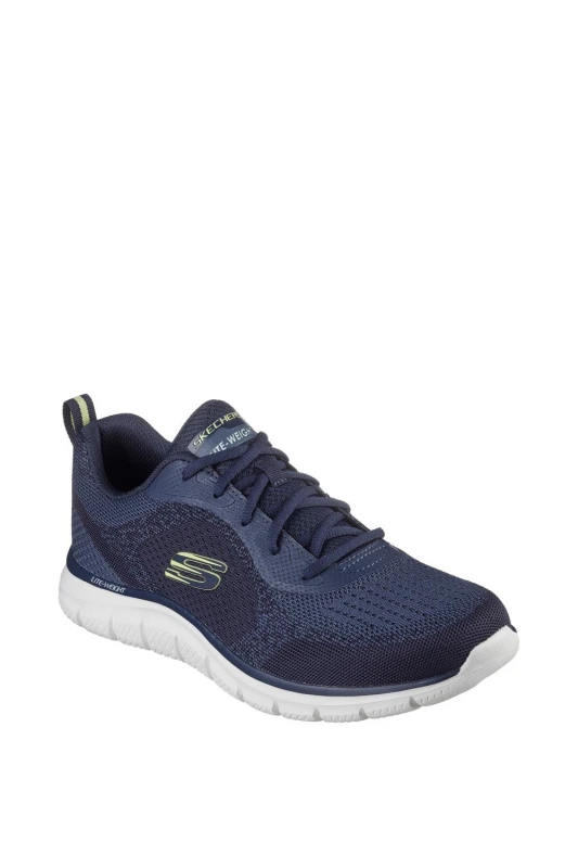 Image of Skechers Men Track Glendor Shoe in Navy Size: 7 Navy 7 Male 198376465698