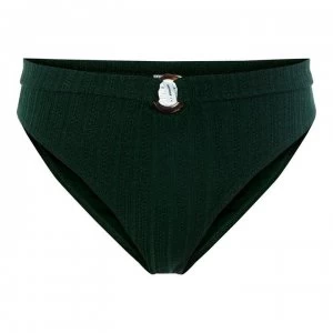Image of Vero Moda Liberate High Waist Bikini Bottoms - 16 JUNGLE GREEN
