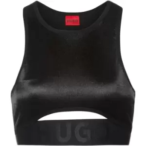Image of HUGO Deia Crop Top - Black
