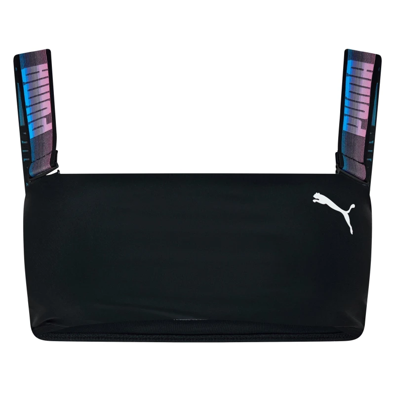 Image of Puma Swimwear Bandeau Bikini Top Womens - Black 8