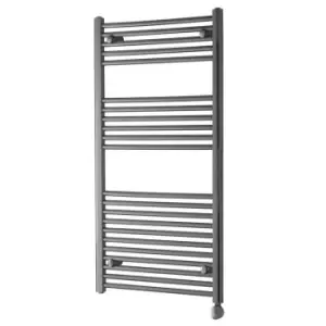 Image of Towelrads Richmond Thermostatic Straight Electric Towel Radiator 691x450mm - Anthracite