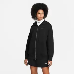 Image of Womens Nike Sportswear Phoenix Fleece Oversized Full-Zip Hoodie