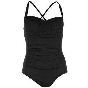 Image of Seafolly Goddess Crossback Swimsuit - Black