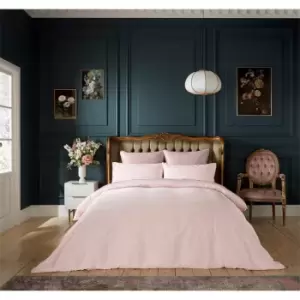 Image of Ted Baker Plain Dye Cotton Duvet Cover - Pink