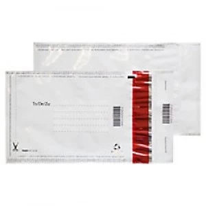 Image of Purely Packaging Vita Polypost Security Mailing Bag C5+ 165 (W) x 260 (H) mm 70μ White Pack of 20