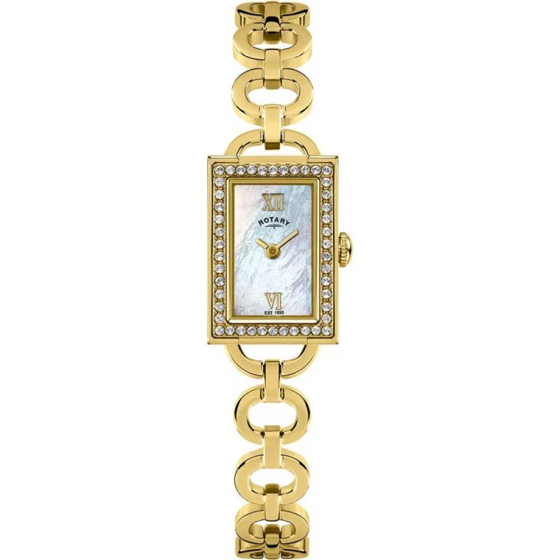 Image of Rotary RLB10002/07 Cocktail Gold Tone Fancy Bracelet Watch - W64217