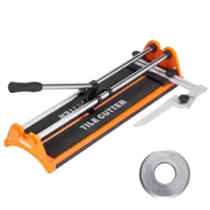 Image of VEVOR Manual Tile Cutter, 17 inch, Porcelain Ceramic Tile Cutter with Tungsten Carbide Cutting Wheel, Infrared Positioning, Anti-Skid Feet, Double Rai