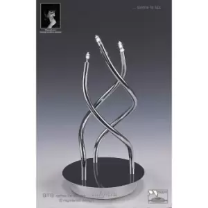 Image of Table Lamp Aire 3 Bulbs G4, polished chrome height 35 Cm