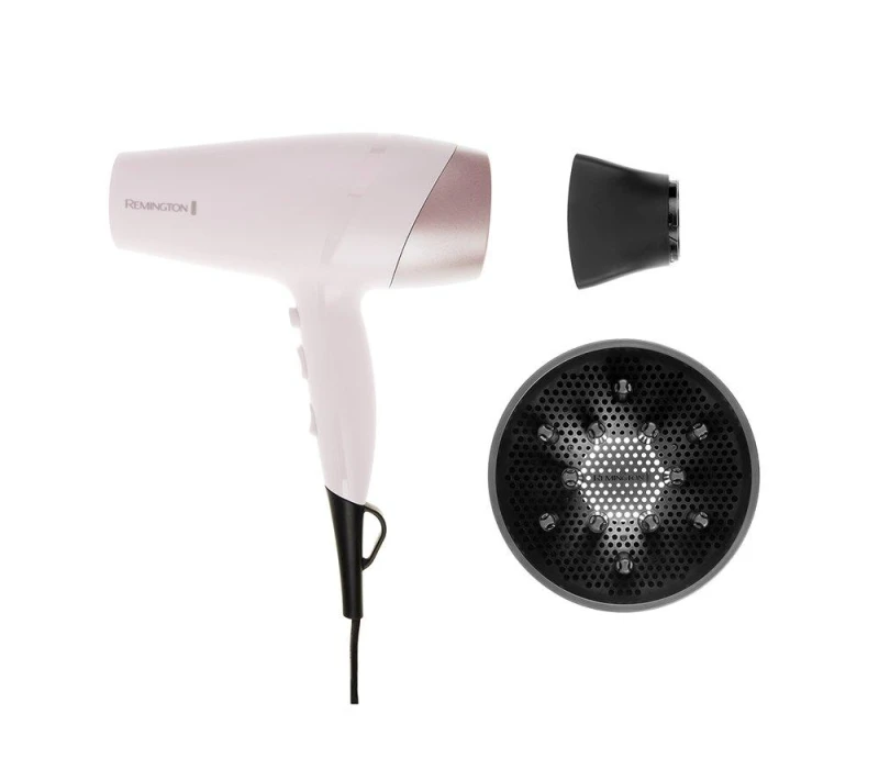 Image of REMINGTON Almond Allure D4807 Hair Dryer - Lilac, Purple 5038061174793