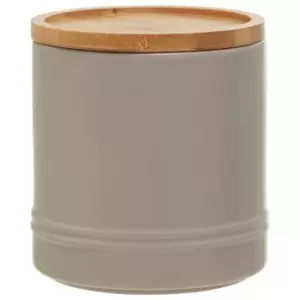 Image of Medium Kitchen Storage Canister with Bamboo Lid