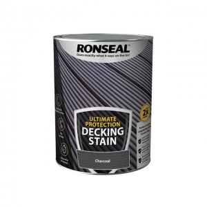 Image of Ronseal Ultimate Protection Decking Stain Charcoal 5 litre