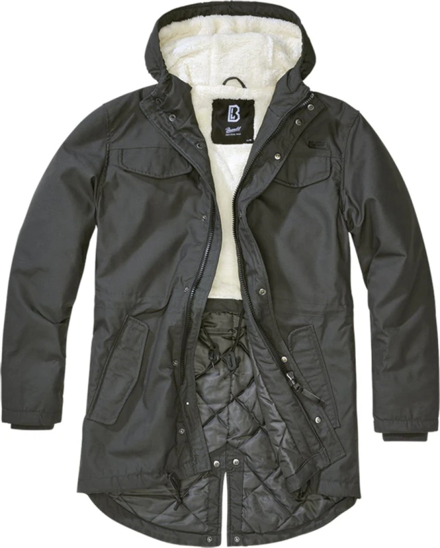 Image of Brandit Marsh Lake Jacket, black-grey, Size M for Men