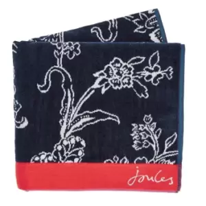 Image of Joules Indienne Floral Cotton Towels - Multi
