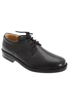 Image of Flexi Plain Leather Gibson Shoes